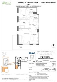 rzut mieszkanie na sprzedaż 72m2 mieszkanie Warszawa, Koprowskiego