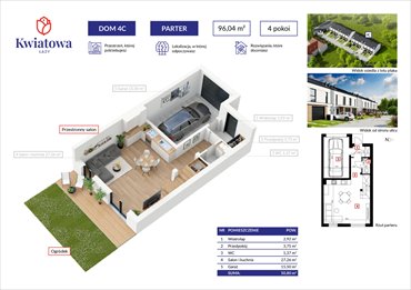 Nowy dom Kwiatowa Łazy, Kwiatowa 96m2 Foto 1