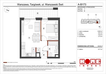 Nowe mieszkanie dwupokojowe Warszawski Świt Etap VII Warszawa, Targówek, ul. Warszawski Świt 12 37m2 Foto 1
