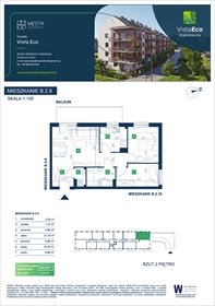 rzut mieszkanie na sprzedaż 57m2 mieszkanie Wrocław, Fabryczna, Stabłowice, Łomnicka