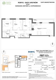rzut mieszkanie na sprzedaż 84m2 mieszkanie Warszawa, Koprowskiego