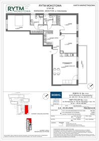 rzut mieszkanie na sprzedaż 89m2 mieszkanie Warszawa, Mokotów, Antoniewska 3B