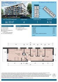 rzut mieszkanie na sprzedaż 66m2 mieszkanie SMARDZEWICE, WODNA