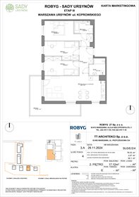 rzut mieszkanie na sprzedaż 80m2 mieszkanie Warszawa, Koprowskiego