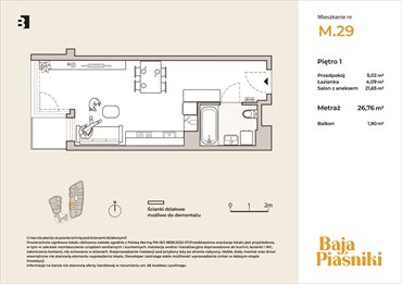 rzut mieszkanie na sprzedaż 62m2 mieszkanie Świętochłowice, Piaśniki, ul. Sudecka 10
