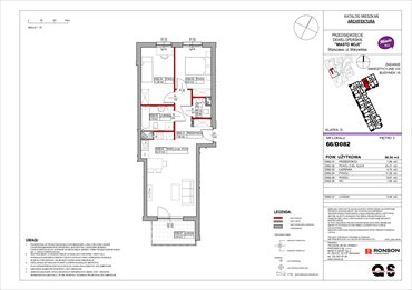 rzut mieszkanie na sprzedaż 59m2 mieszkanie Warszawa, Białołęka, Marywilska 68