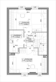 rzut dom na sprzedaż 73m2 dom Słomin, Janczewicka
