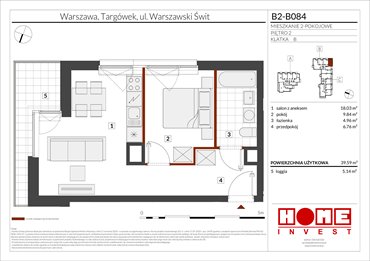 Nowe mieszkanie dwupokojowe Warszawski Świt Etap IX Warszawa, Targówek, ul. Warszawski Świt 12 40m2 Foto 1