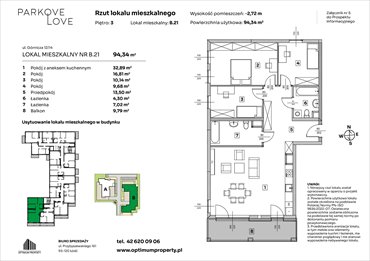 rzut mieszkanie na sprzedaż 94m2 mieszkanie Łódź, Bałuty-Doły, ul. Górnicza 12/14