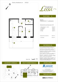 rzut mieszkanie na sprzedaż 50m2 mieszkanie Wrocław, ul. Pawła Eluarda 61-79