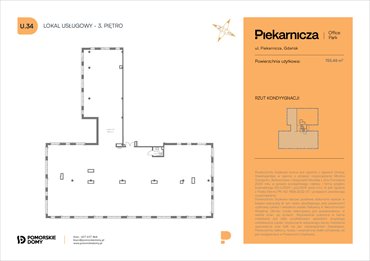rzut mieszkanie na sprzedaż 587m2 mieszkanie Gdańsk, Morena, Piekarnicza 6