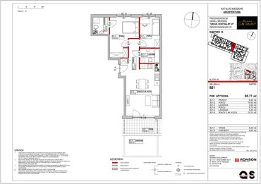 rzut mieszkanie na sprzedaż 61m2 mieszkanie Warszawa, Ursus, ul. Gierdziejewskiego 23
