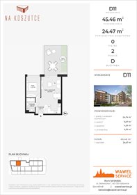rzut mieszkanie na sprzedaż 45m2 mieszkanie Katowice, Słoneczna 1