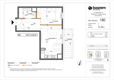 rzut mieszkanie na sprzedaż 41m2 mieszkanie Warszawa, Praga Północ, Kijowska 17
