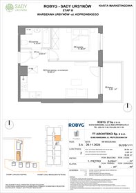 rzut mieszkanie na sprzedaż 39m2 mieszkanie Warszawa, Koprowskiego