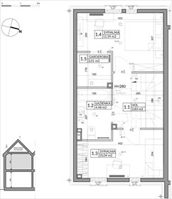 rzut dom na sprzedaż 73m2 dom Warszawa, Wilanów, ul. Gratyny 13