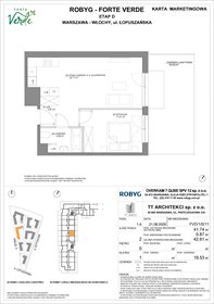 rzut mieszkanie na sprzedaż 42m2 mieszkanie Warszawa, Włochy, Łopuszańska 28