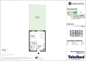 rzut mieszkanie na sprzedaż 35m2 mieszkanie Piaseczno, Jabłoniowa