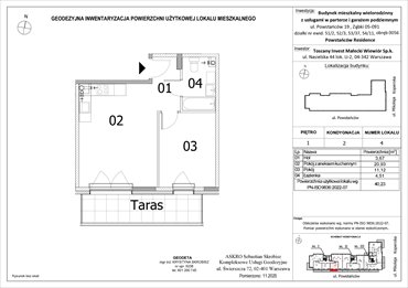 rzut mieszkanie na sprzedaż 40m2 mieszkanie Ząbki, Powstańców 19