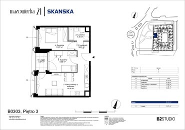 rzut mieszkanie na sprzedaż 50m2 mieszkanie Kraków, Krowodrza, ul. Mazowiecka 21