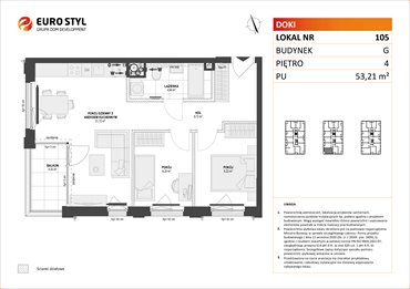 rzut mieszkanie na sprzedaż 53m2 mieszkanie Gdańsk, Śródmieście, ks. Jerzego Popiełuszki/Rybaki Górne