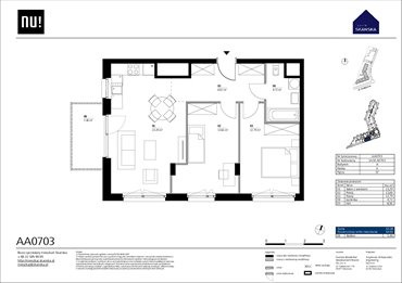rzut mieszkanie na sprzedaż 62m2 mieszkanie Warszawa, Wola, Kolejowa