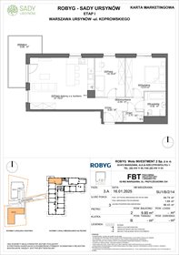 rzut mieszkanie na sprzedaż 65m2 mieszkanie Warszawa, Koprowskiego
