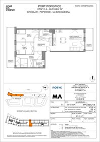 rzut mieszkanie na sprzedaż 87m2 mieszkanie Wrocław, Fabryczna, Białowieska 91a