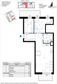 rzut mieszkanie na sprzedaż 65m2 mieszkanie Łódź, Retkinia, Maratońska 49C