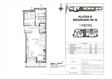 rzut mieszkanie na sprzedaż 66m2 mieszkanie Warszawa, Białołęka, Białołęcka 344