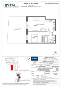 rzut mieszkanie na sprzedaż 39m2 mieszkanie Warszawa, Mokotów, Antoniewska 3B
