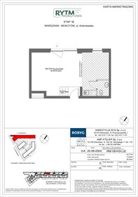 rzut lokal użytkowy na sprzedaż 38m2 lokal użytkowy Warszawa, Mokotów, Antoniewska 3B