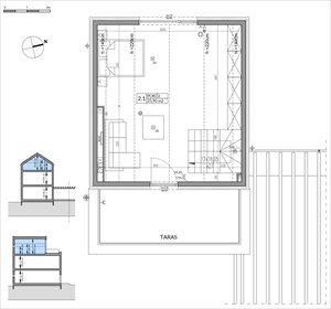 rzut dom na sprzedaż 145m2 dom Jazgarzewszczyzna, Krzywa