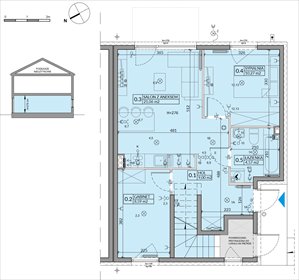 rzut mieszkanie na sprzedaż 53m2 mieszkanie Radzymin, Witosa