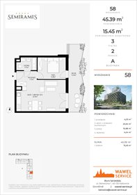 rzut mieszkanie na sprzedaż 45m2 mieszkanie Katowice, Bogucice - Dąbrówka Mała, Wiertnicza 32