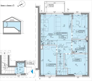 rzut mieszkanie na sprzedaż 63m2 mieszkanie Radzymin, Witosa
