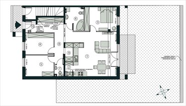 rzut mieszkanie na sprzedaż 92m2 mieszkanie Pogórze, Feliksa Dorsza