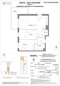 rzut mieszkanie na sprzedaż 61m2 mieszkanie Warszawa, Koprowskiego