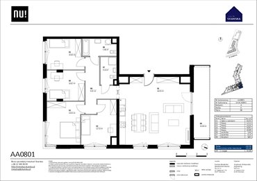 rzut mieszkanie na sprzedaż 41m2 mieszkanie Warszawa, Wola, Kolejowa