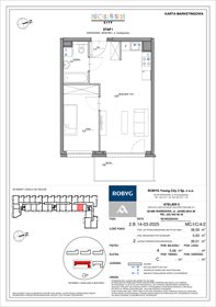 rzut mieszkanie na sprzedaż 39m2 mieszkanie Warszawa, Bemowo, Szeligowska