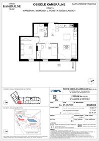 rzut mieszkanie na sprzedaż 50m2 mieszkanie Warszawa, Powstańców Śląskich