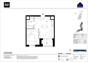 rzut mieszkanie na sprzedaż 41m2 mieszkanie Warszawa, Wola, Kolejowa