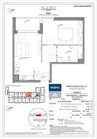 rzut mieszkanie na sprzedaż 44m2 mieszkanie Warszawa, Bemowo, Szeligowska