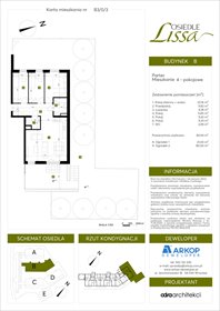 rzut mieszkanie na sprzedaż 81m2 mieszkanie Wrocław, ul. Pawła Eluarda 61-79
