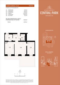 rzut mieszkanie na sprzedaż 72m2 mieszkanie Świdnica, Lipowa 14