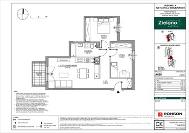 rzut mieszkanie na sprzedaż 65m2 mieszkanie Warszawa, Mokotów, ul. Polska 10