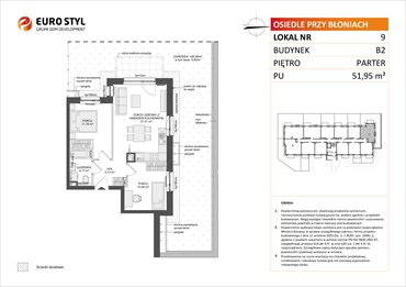 rzut mieszkanie na sprzedaż 52m2 mieszkanie Rumia, Janowo, Błoń Janowskich