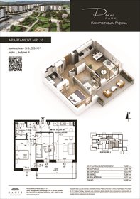 rzut mieszkanie na sprzedaż 53m2 mieszkanie Suwałki, Rotmistrza Witolda Pileckiego 5a