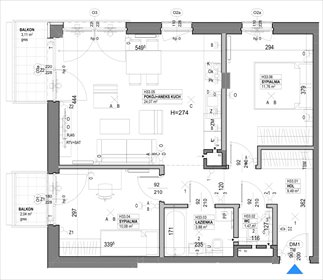 rzut mieszkanie na sprzedaż 64m2 mieszkanie Ożarów Mazowiecki, Widok