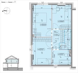 rzut dom na sprzedaż 81m2 dom Warszawa, Białołęka, Inna 4